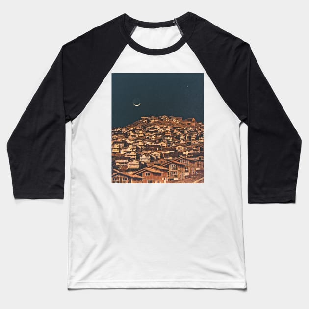 colonization Baseball T-Shirt by woodcum